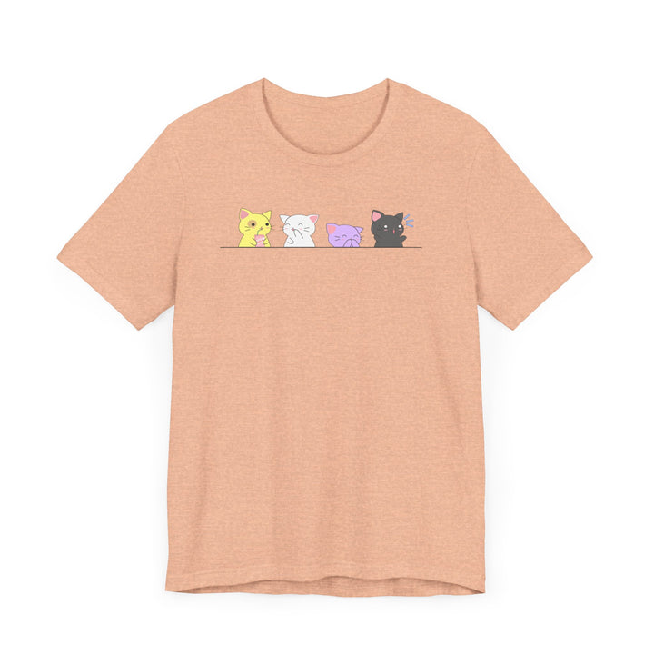 Nonbinary Shirt - Kawaii Cats