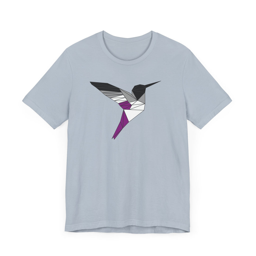 Asexual Shirt - Polygon Hummingbird