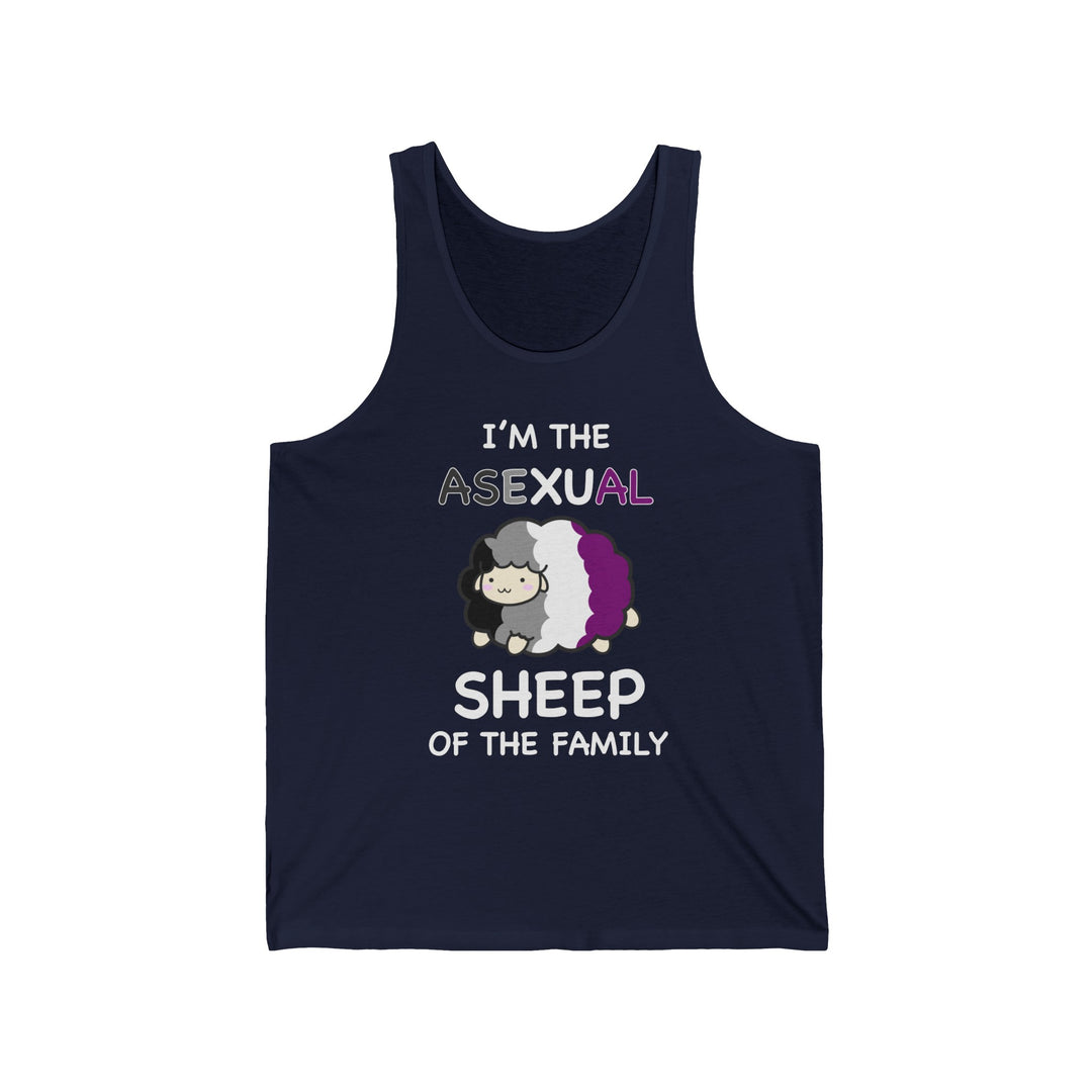 Asexual Tank Top - I'm The Asexual Sheep Of The Family