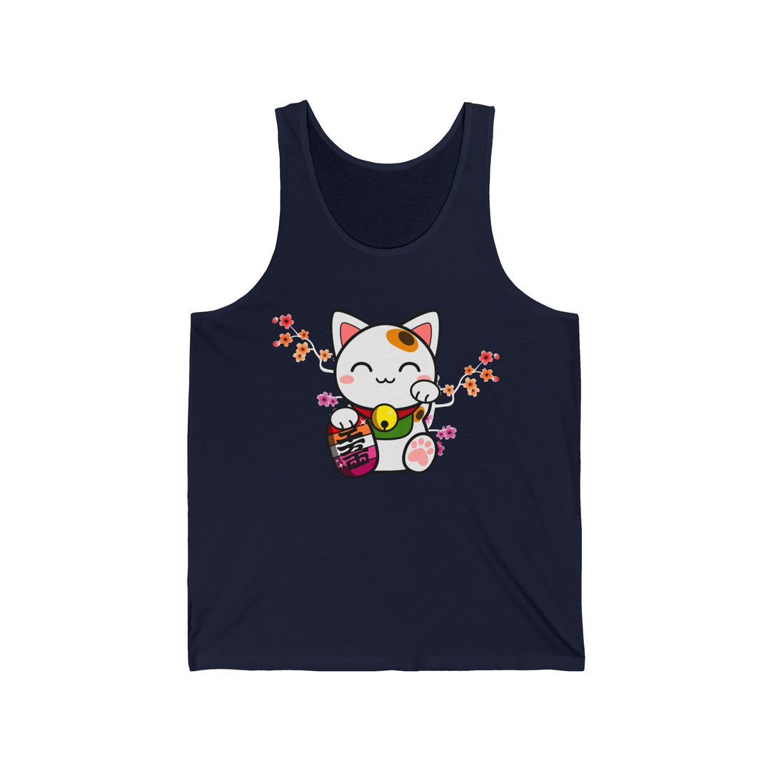 Lesbian Tank Top - Lucky Cat