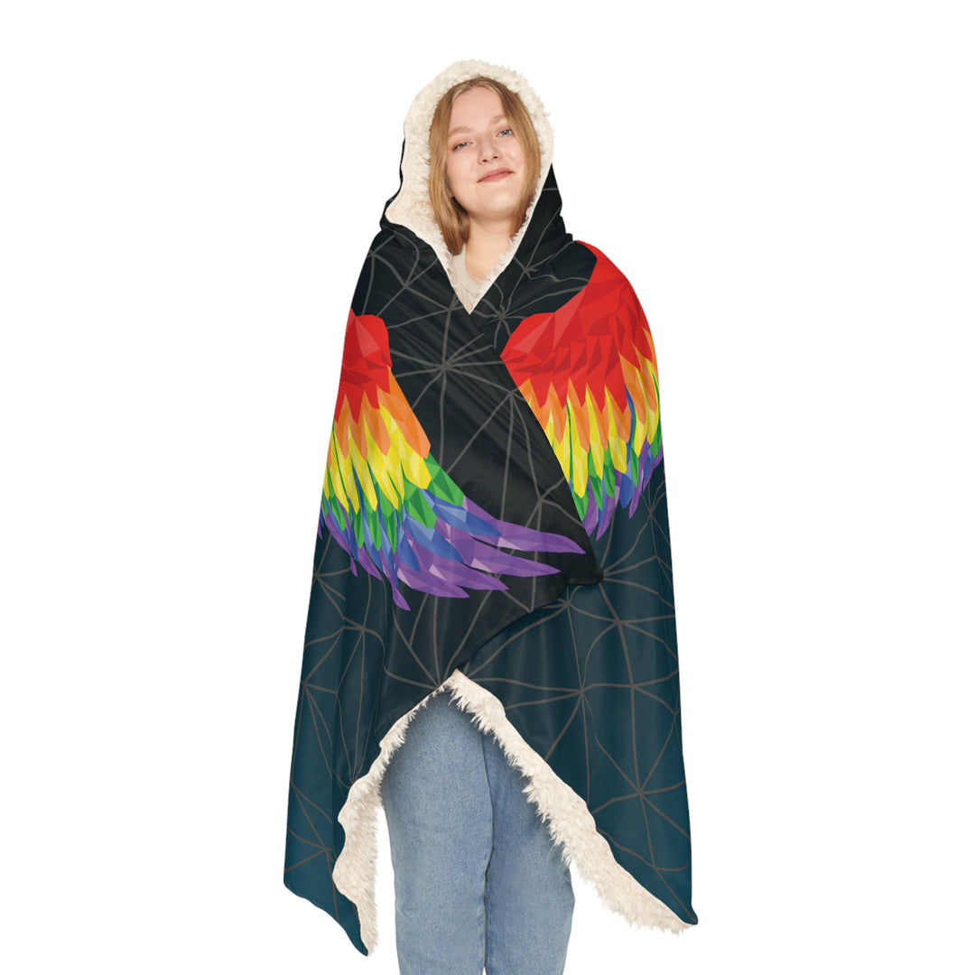 LGBTQ Blanket Hooded - Wings