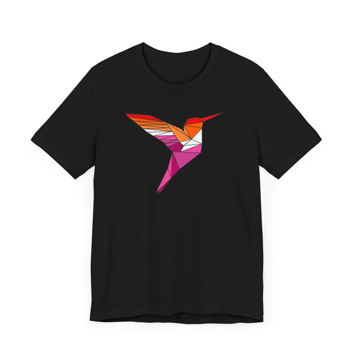 Lesbian Shirt - Polygon Hummingbird