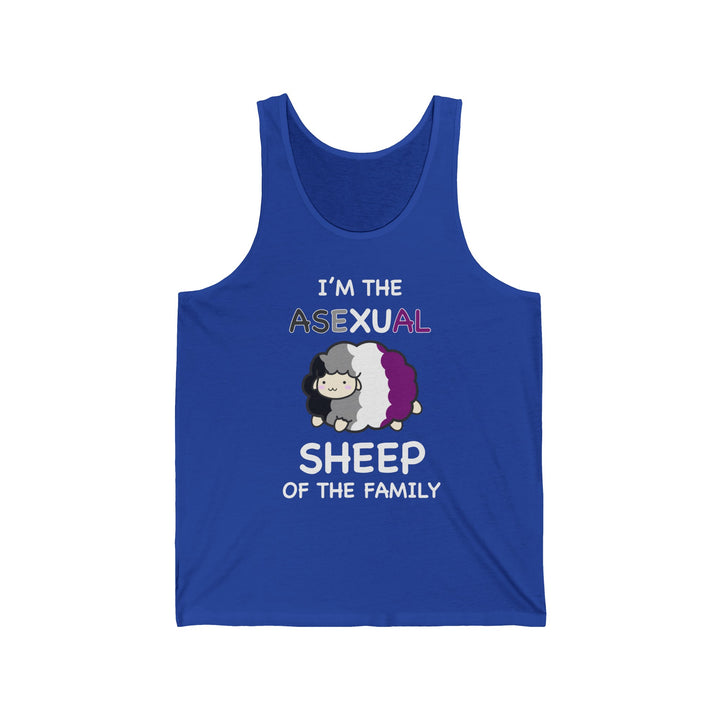 Asexual Tank Top - I'm The Asexual Sheep Of The Family
