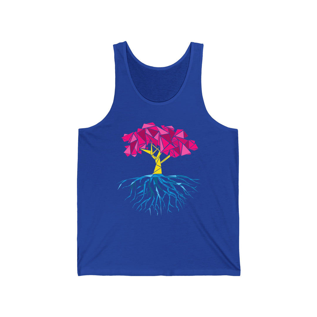 Pansexual Tank Top - Abstract Tree