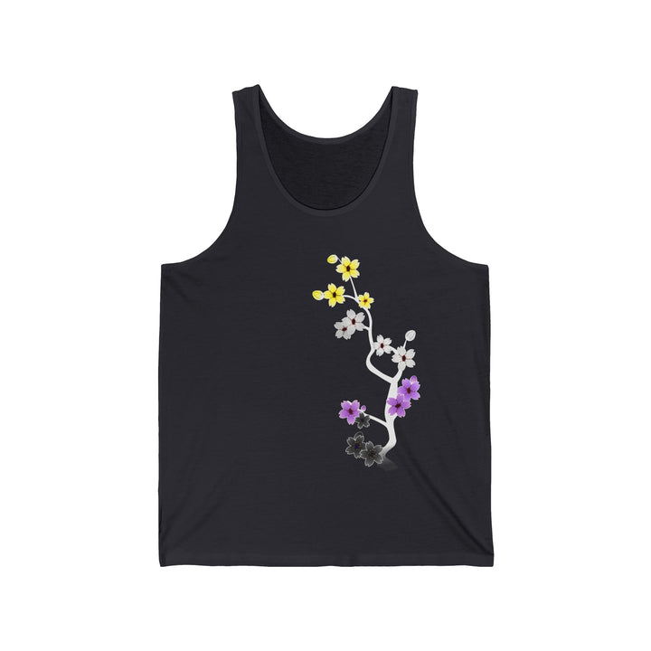 Nonbinary Tank Top - Dark Sakura