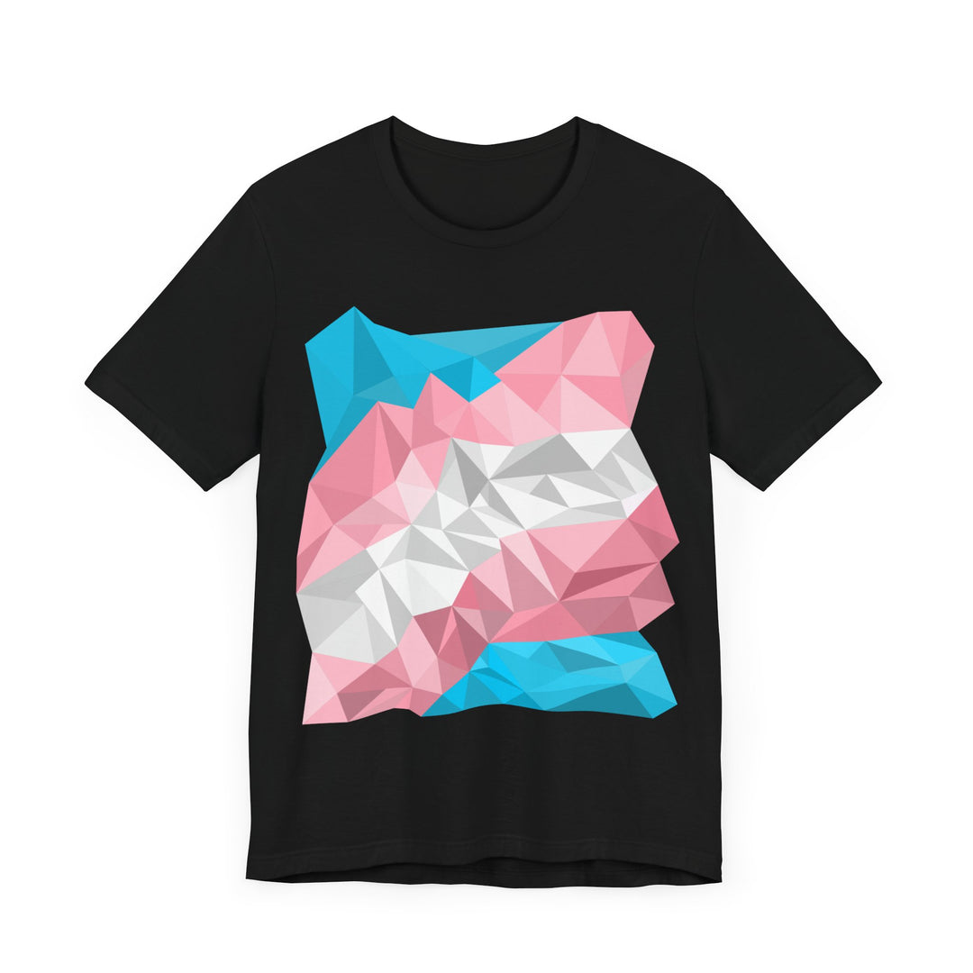 Trans Shirt - Abstract Trans Flag