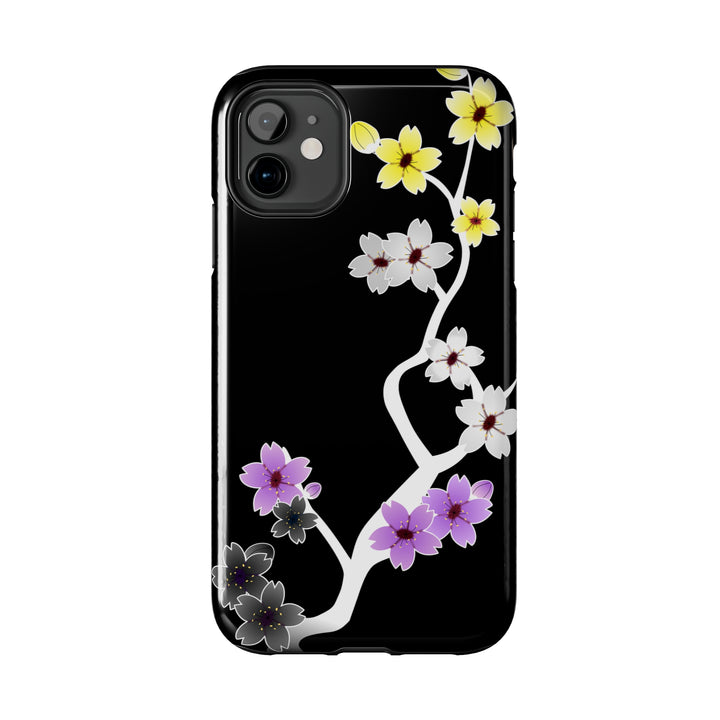 Nonbinary iPhone Case - Dark Sakura