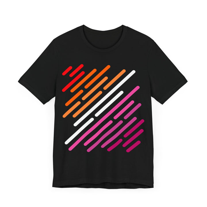 Lesbian Shirt - Lesbian Pride Flag Stripes