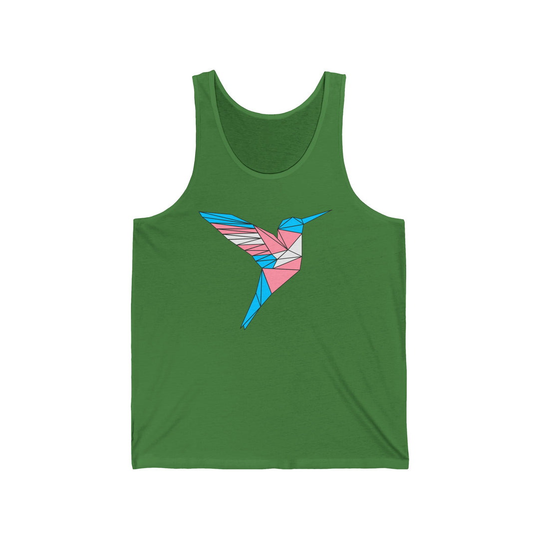 Trans Tank Top - Polygon Hummingbird