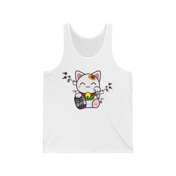 Asexual Tank Top - Lucky Cat