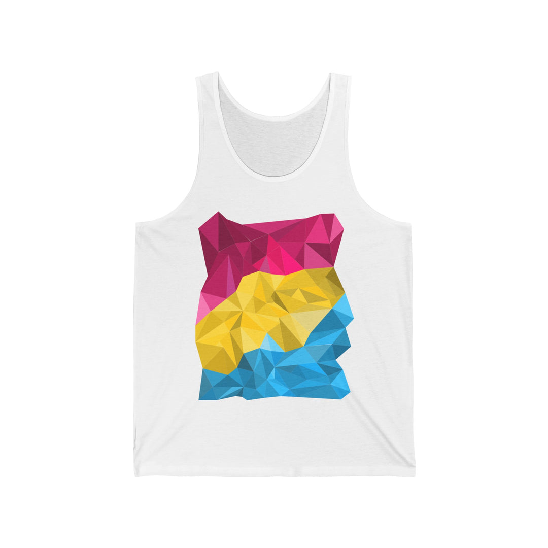 Pansexual Tank Top - Abstract Pansexual Flag