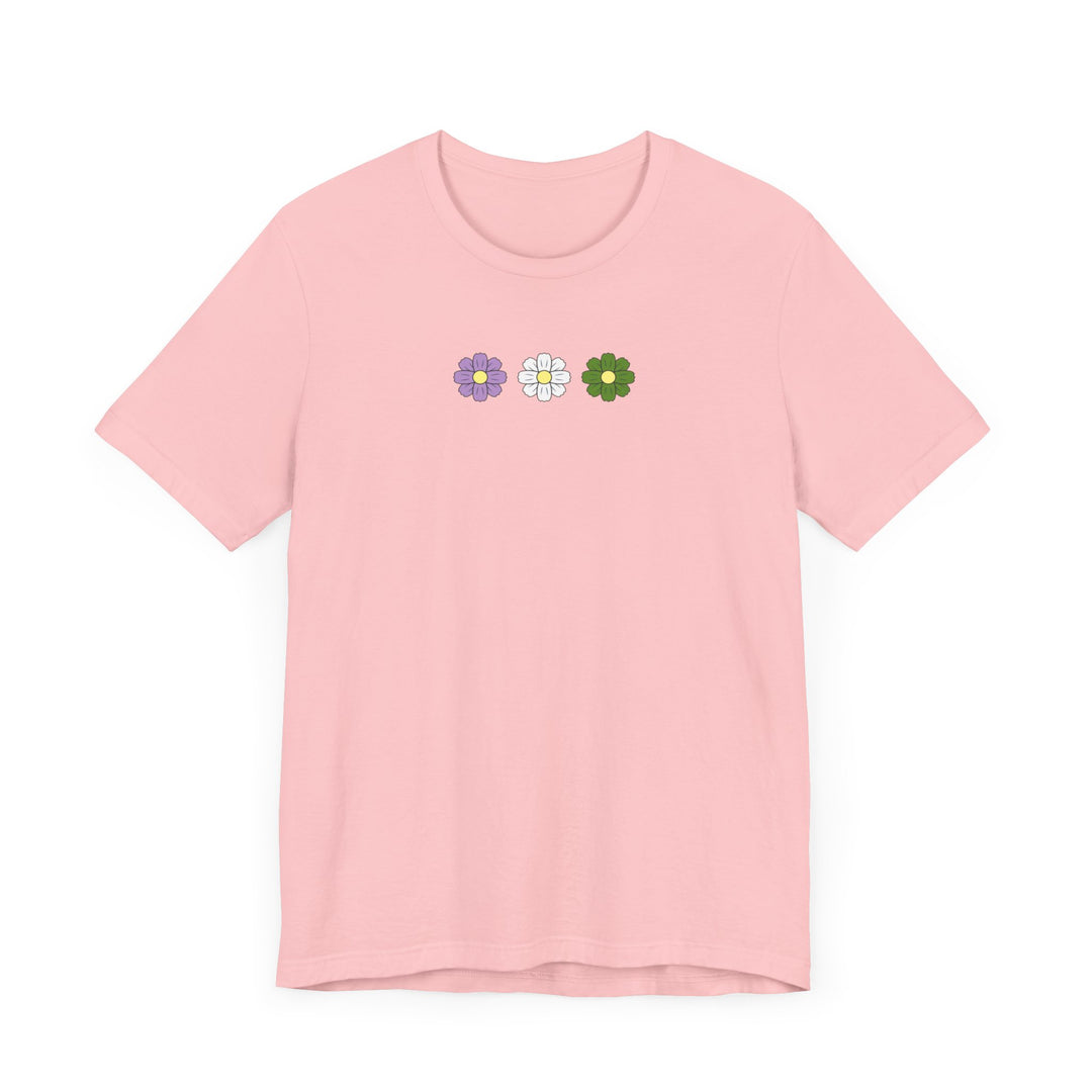 Genderqueer Shirt - Cosmos Flowers