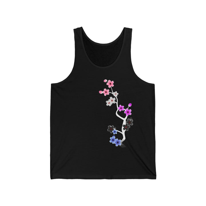 Genderfluid Tank Top - Dark Sakura