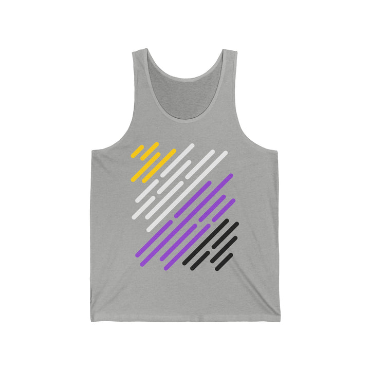 Nonbinary Tank Top - Enby Flag Stripes