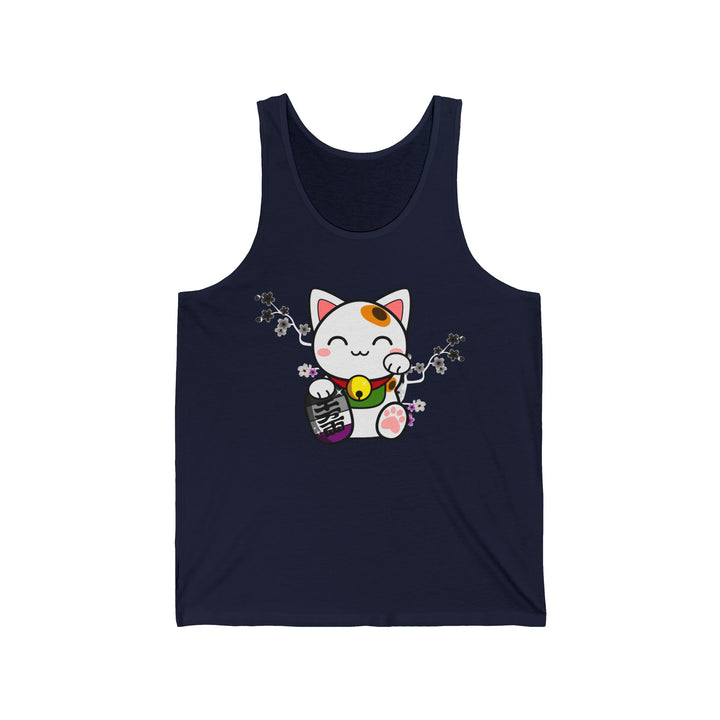 Asexual Tank Top - Lucky Cat