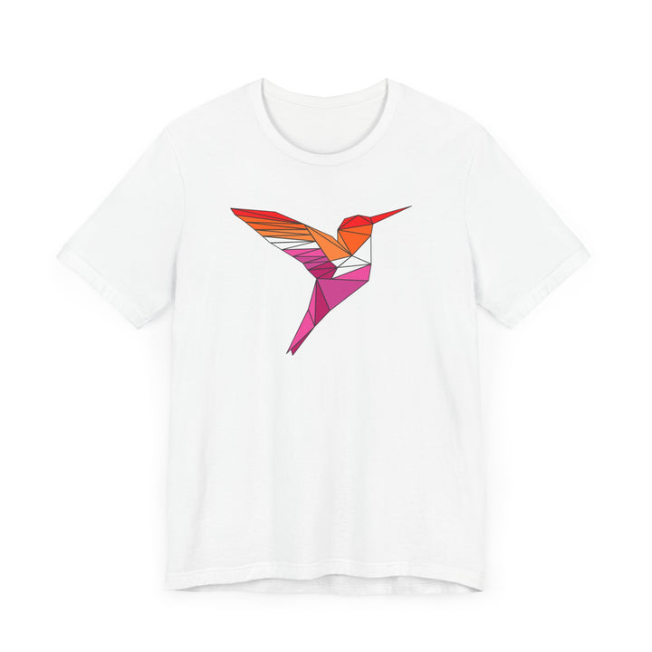 Lesbian Shirt - Polygon Hummingbird