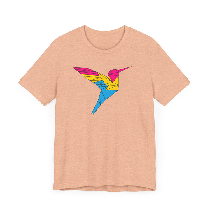 Pansexual Shirt - Polygon Hummingbird
