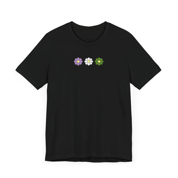 Genderqueer Shirt - Cosmos Flowers