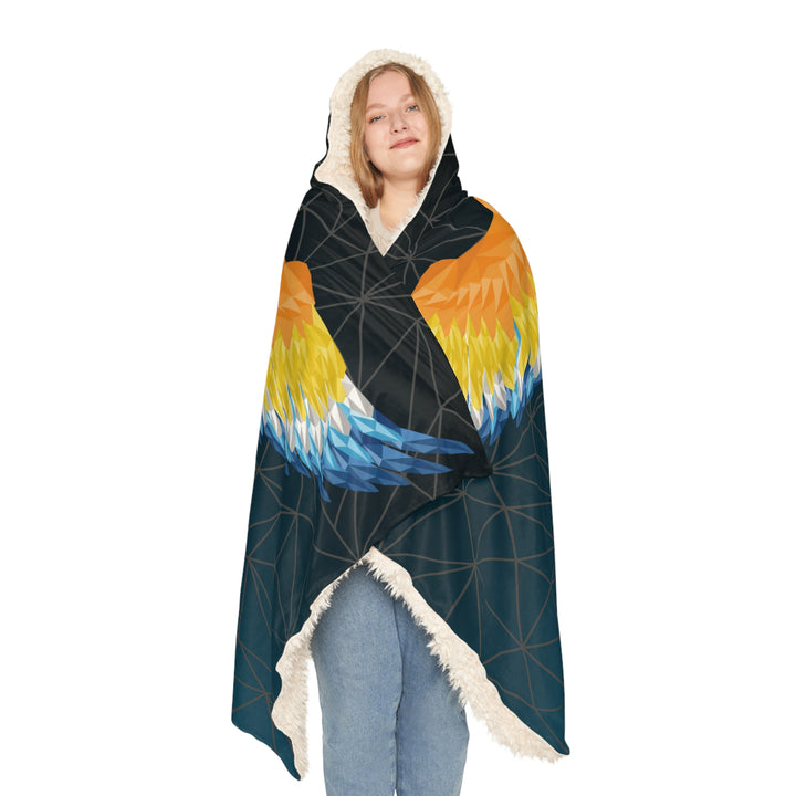 Aroace Blanket Hooded - Wings
