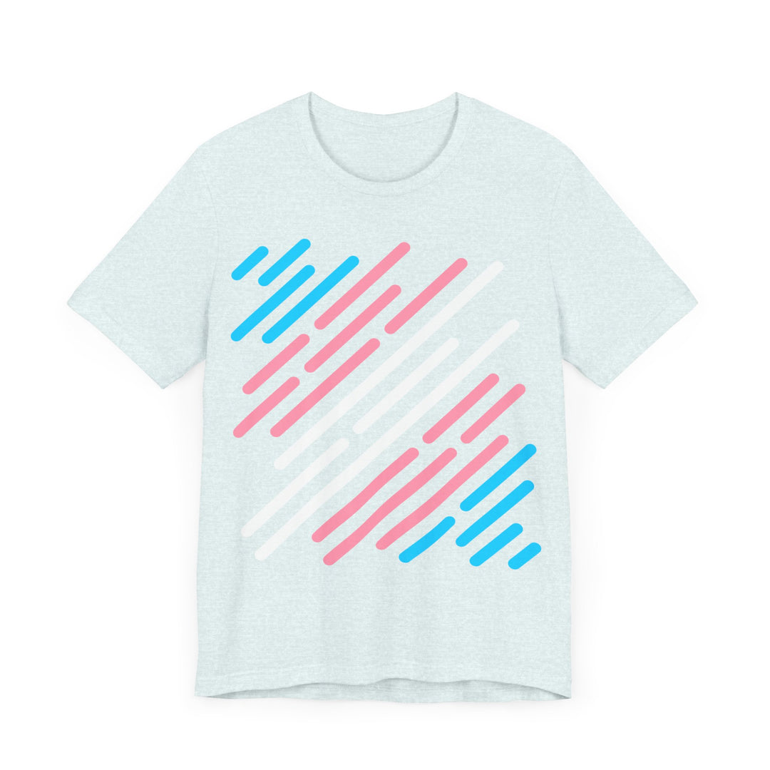 Trans Shirt - Trans Pride Flag Stripes