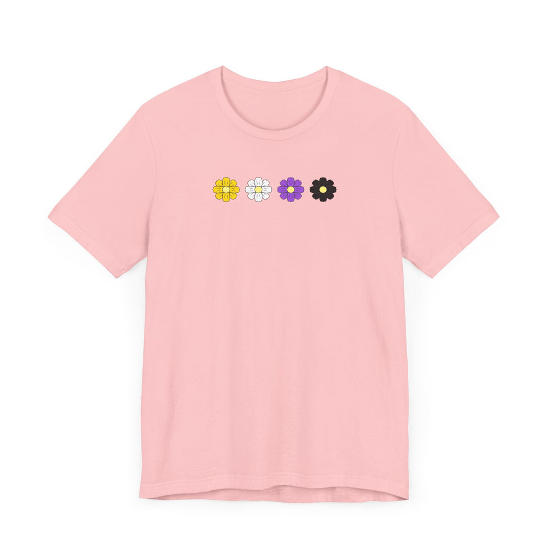 Nonbinary Shirt - Cosmos Flowers