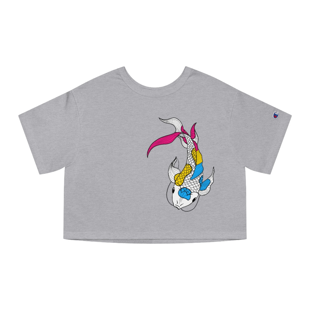 Champion - Pansexual Koi Cropped T-Shirt