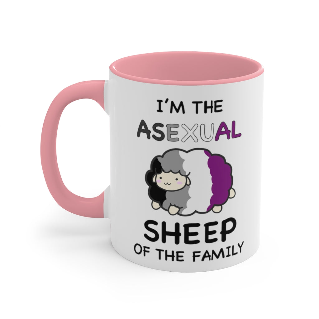 I'm The Asexual Sheep Of The Family Accent Mug