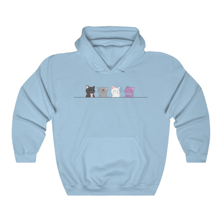 Kawaii Cats Asexual Gender Neutral Hoodie