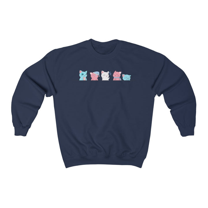 Kawaii Cats Trans Gender Neutral Sweatshirt