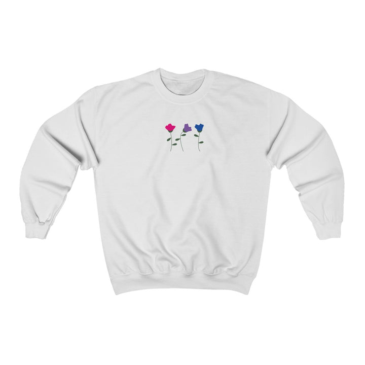 Bisexual Flower - Gender Neutral Sweatshirt