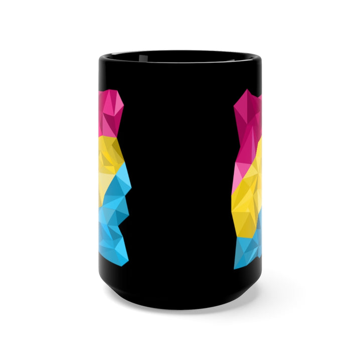 Pansexual Mug 15oz - Abstract Pan Flag