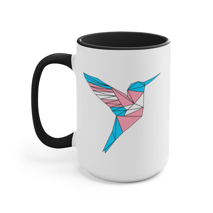 Polygon Hummingbird Trans Accent Mug