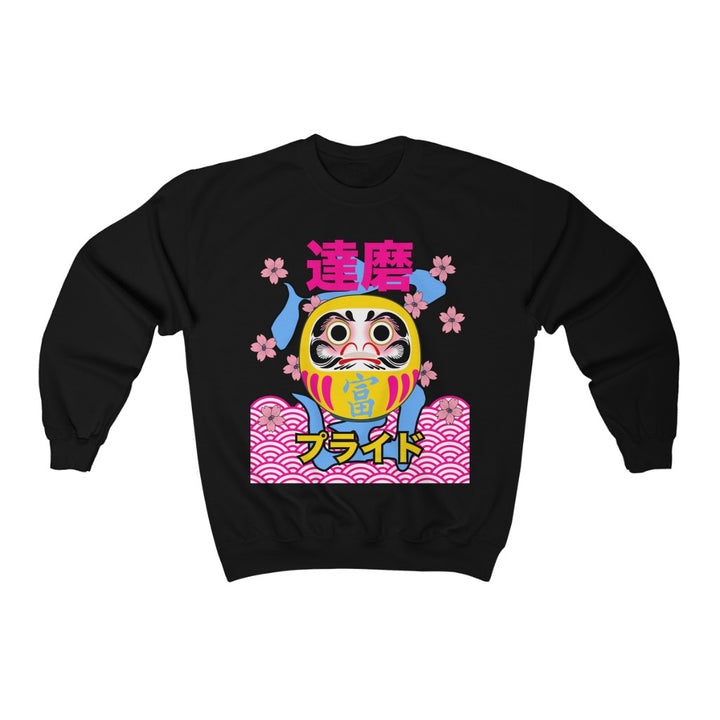 Pansexual Daruma - Fortune - Gender Neutral Sweatshirt