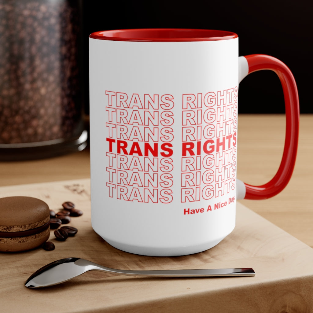 Trans Rights Accent Mug