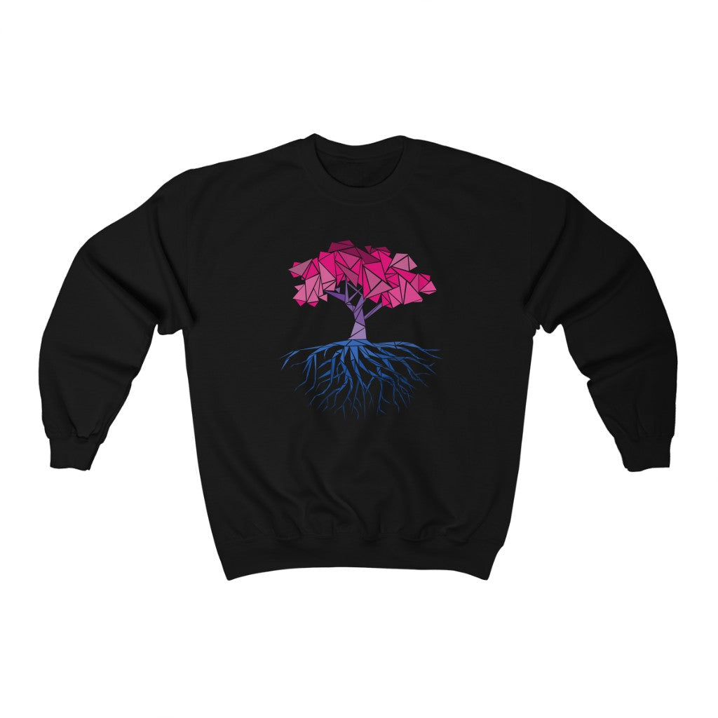 Abstract Tree Bisexual Gender Neutral Sweatshirt