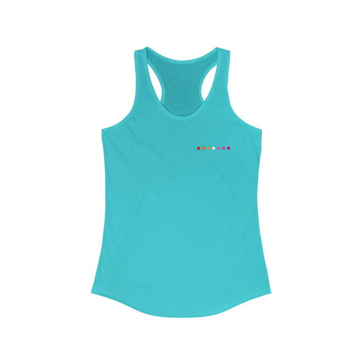 Lesbian Tank Top Racerback - Subtle Dot