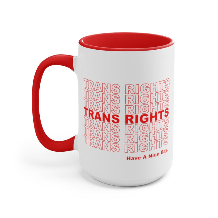 Trans Rights Accent Mug