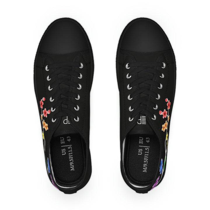 LGBTQ Pride Shoes - Sakura - Black