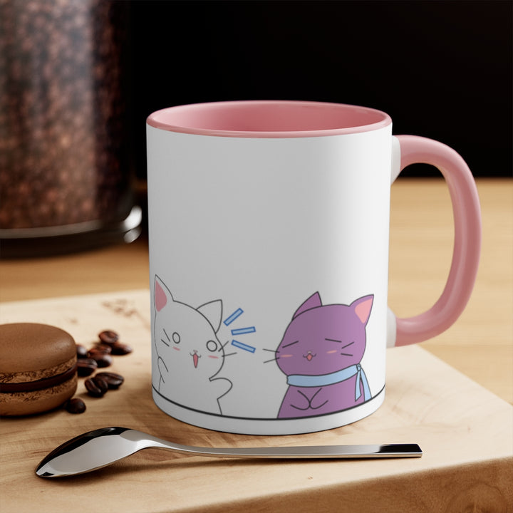 Kawaii Cats Asexual Accent Mug