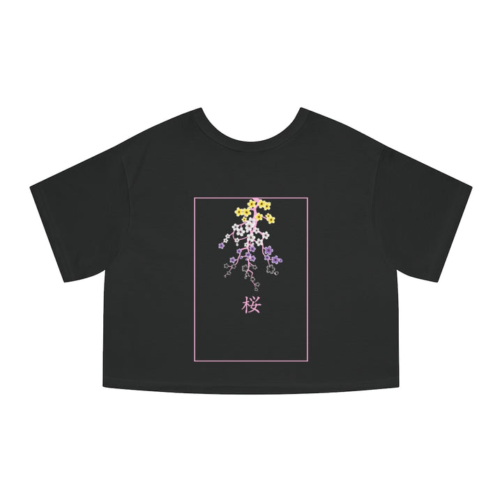 Champion - Sakura Haiku Nonbinary Cropped T-Shirt