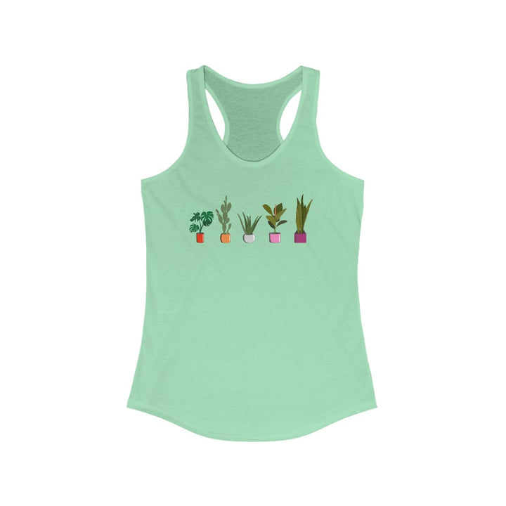 Lesbian Tank Top Racerback - Plants