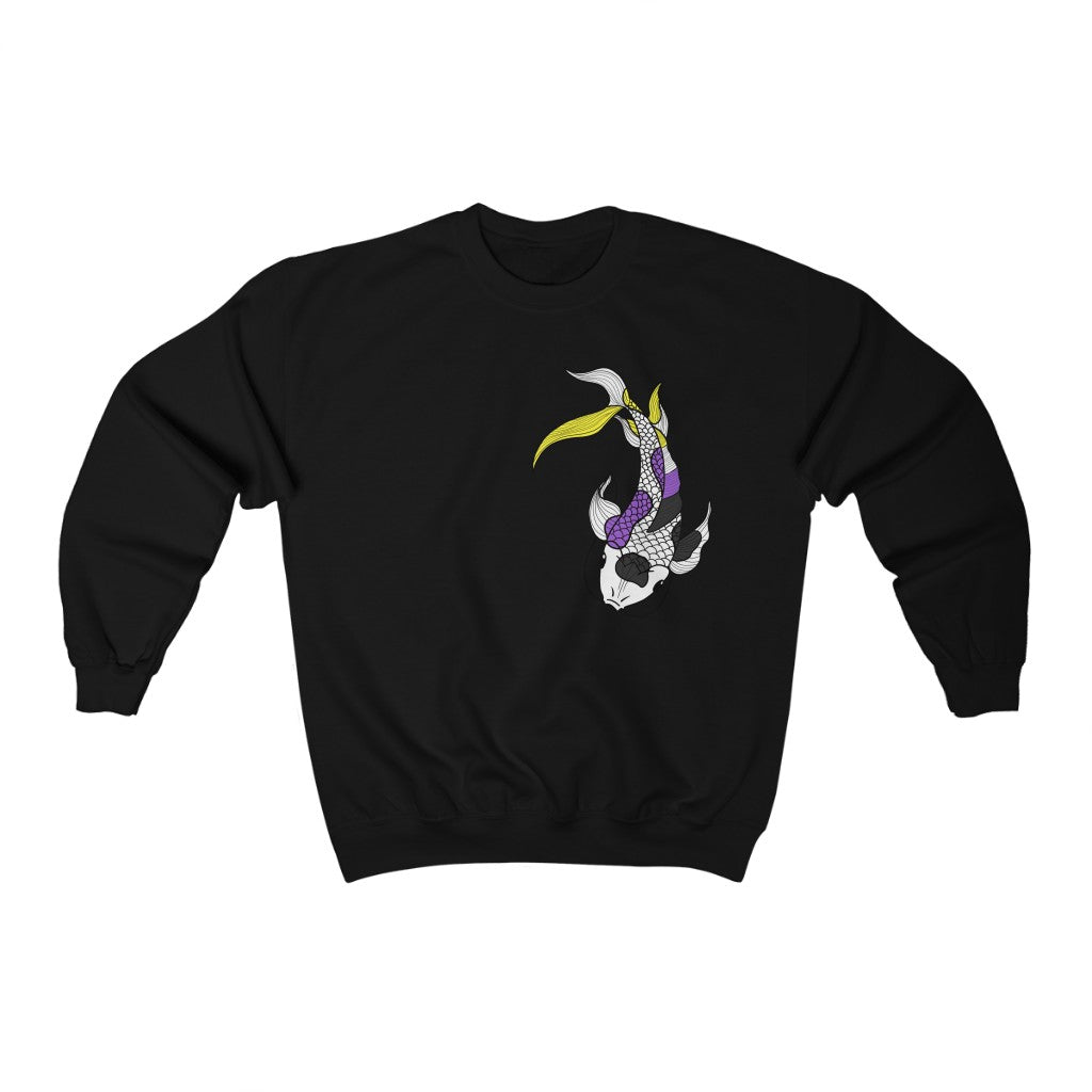 Nonbinary Koi Gender Neutral Sweatshirt