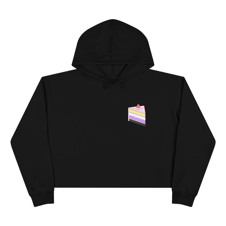 Cake Nonbinary Crop Hoodie