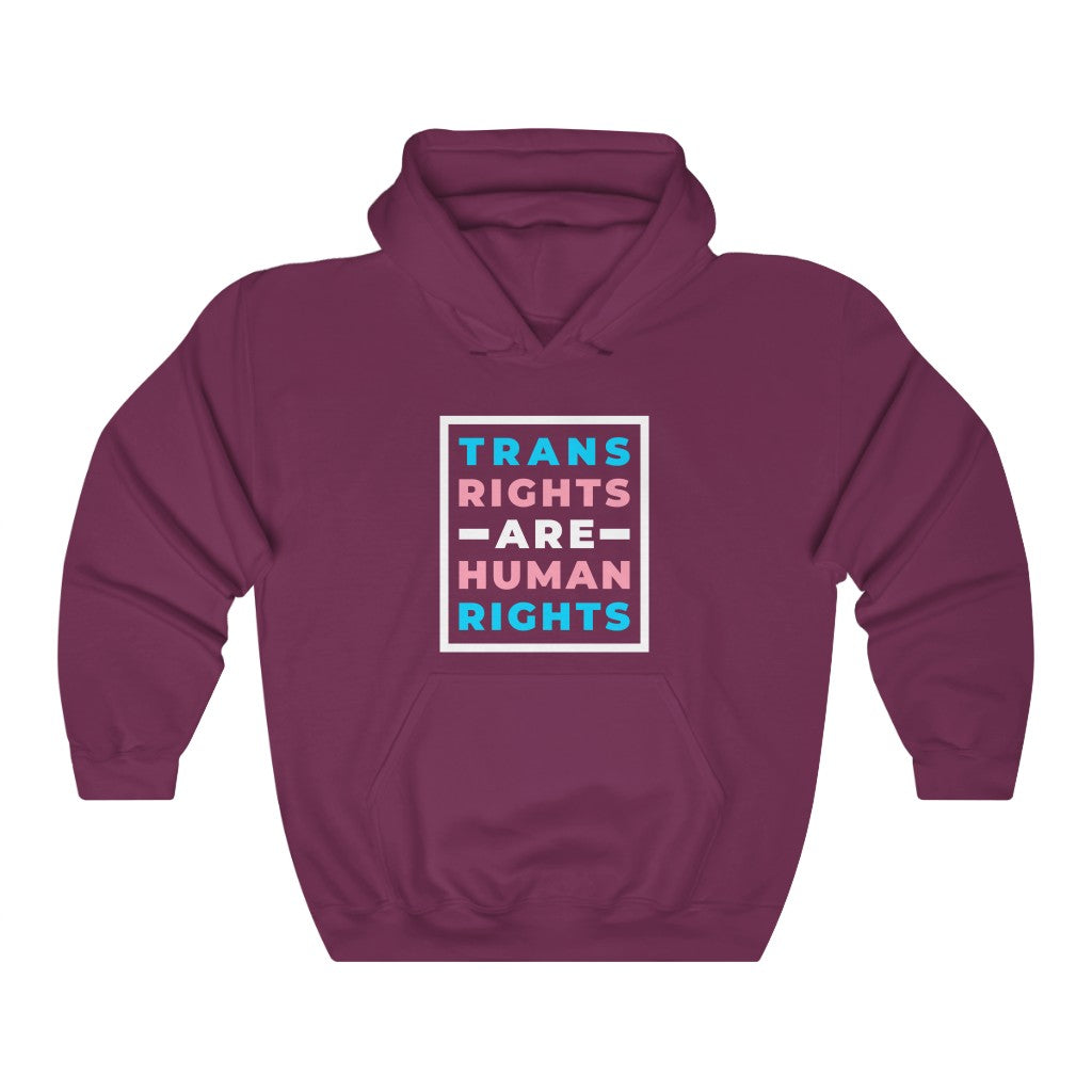 Trans Rights Are Human Rights Gender Neutral Hoodie