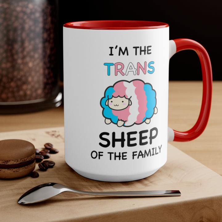 I'm The Trans Sheep Of The Family Accent Mug