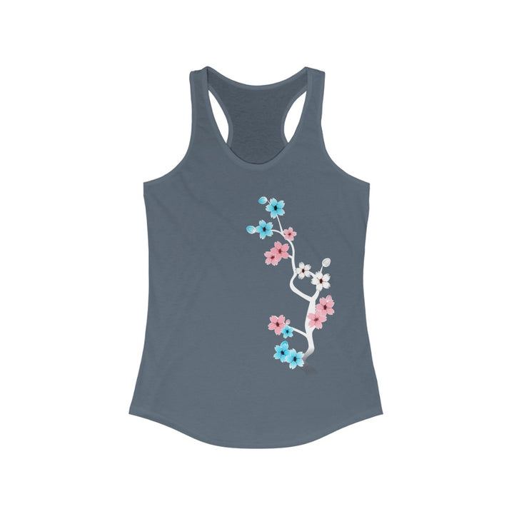 Trans Tank Top Racerback - Dark Sakura