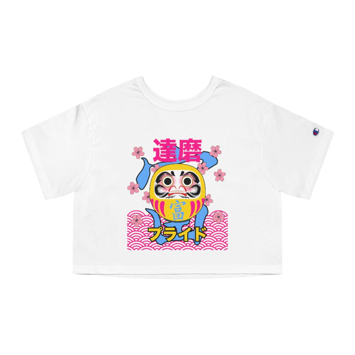 Champion - Pansexual Daruma - Fortune - Cropped T-Shirt