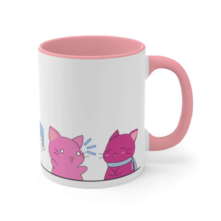 Kawaii Cats Lesbian Accent Mug