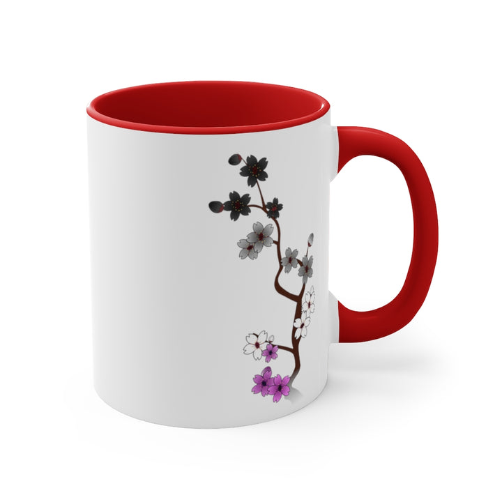 Sakura Asexual Accent Mug