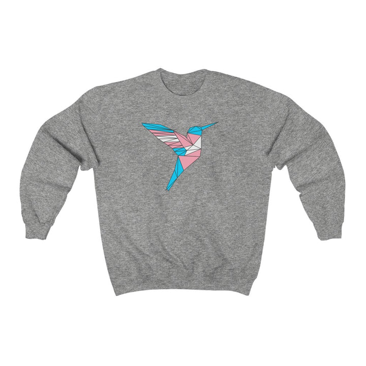 Polygon Hummingbird Trans Gender Neutral Sweatshirt